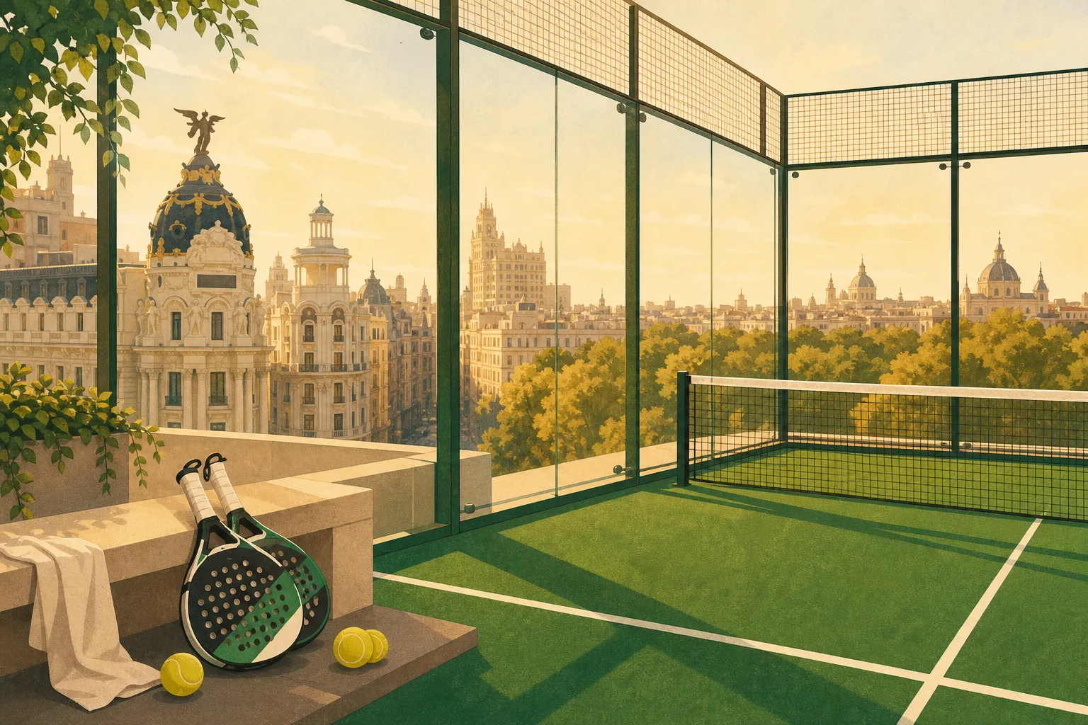 Padel courts and clubs in Madrid