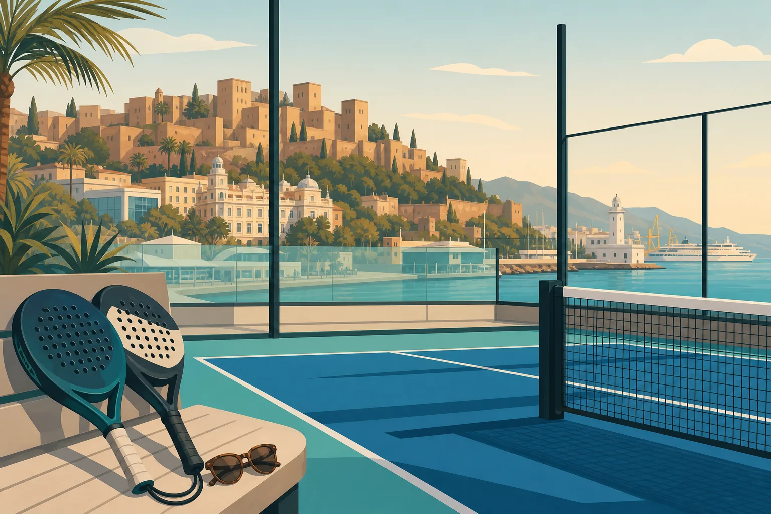 Padel courts and clubs in Malaga