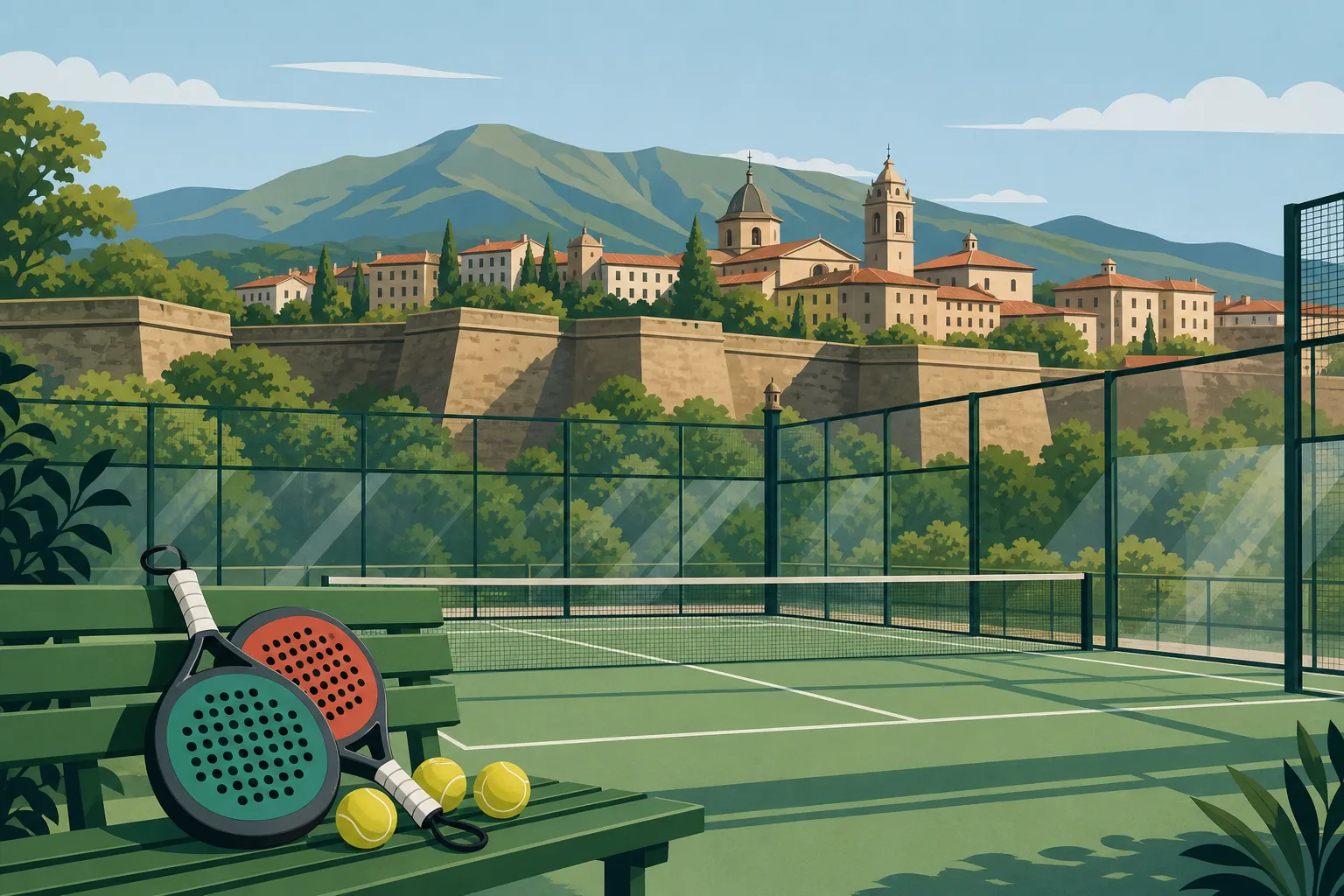 Padel courts and clubs in Pamplona