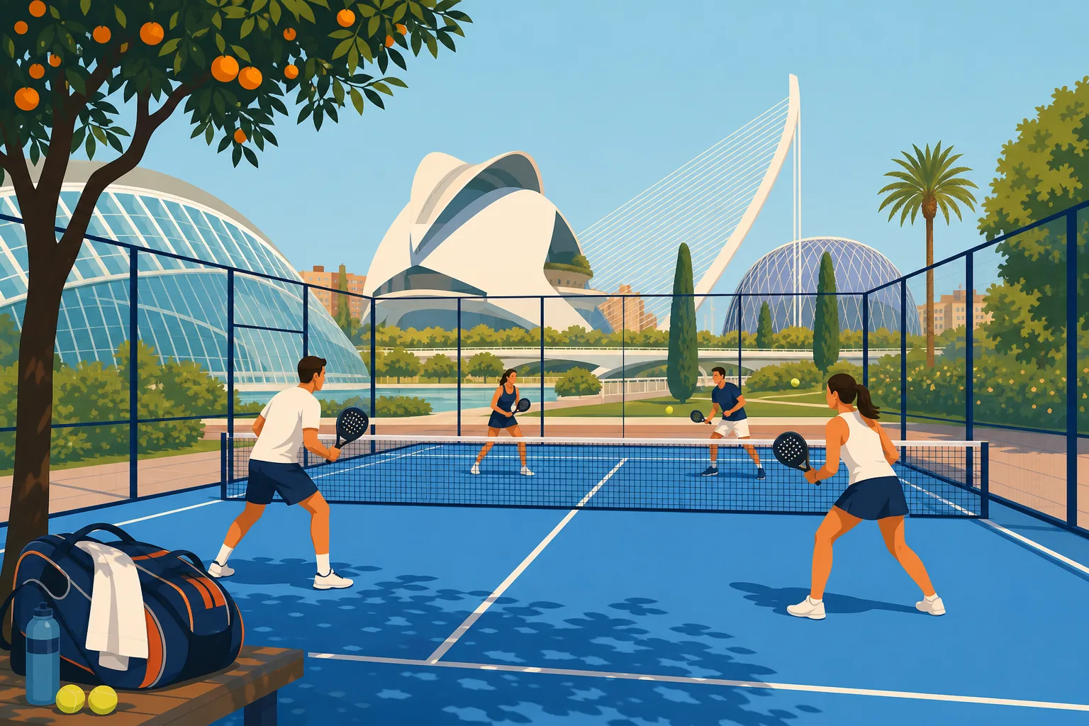 Padel courts and clubs in Valencia