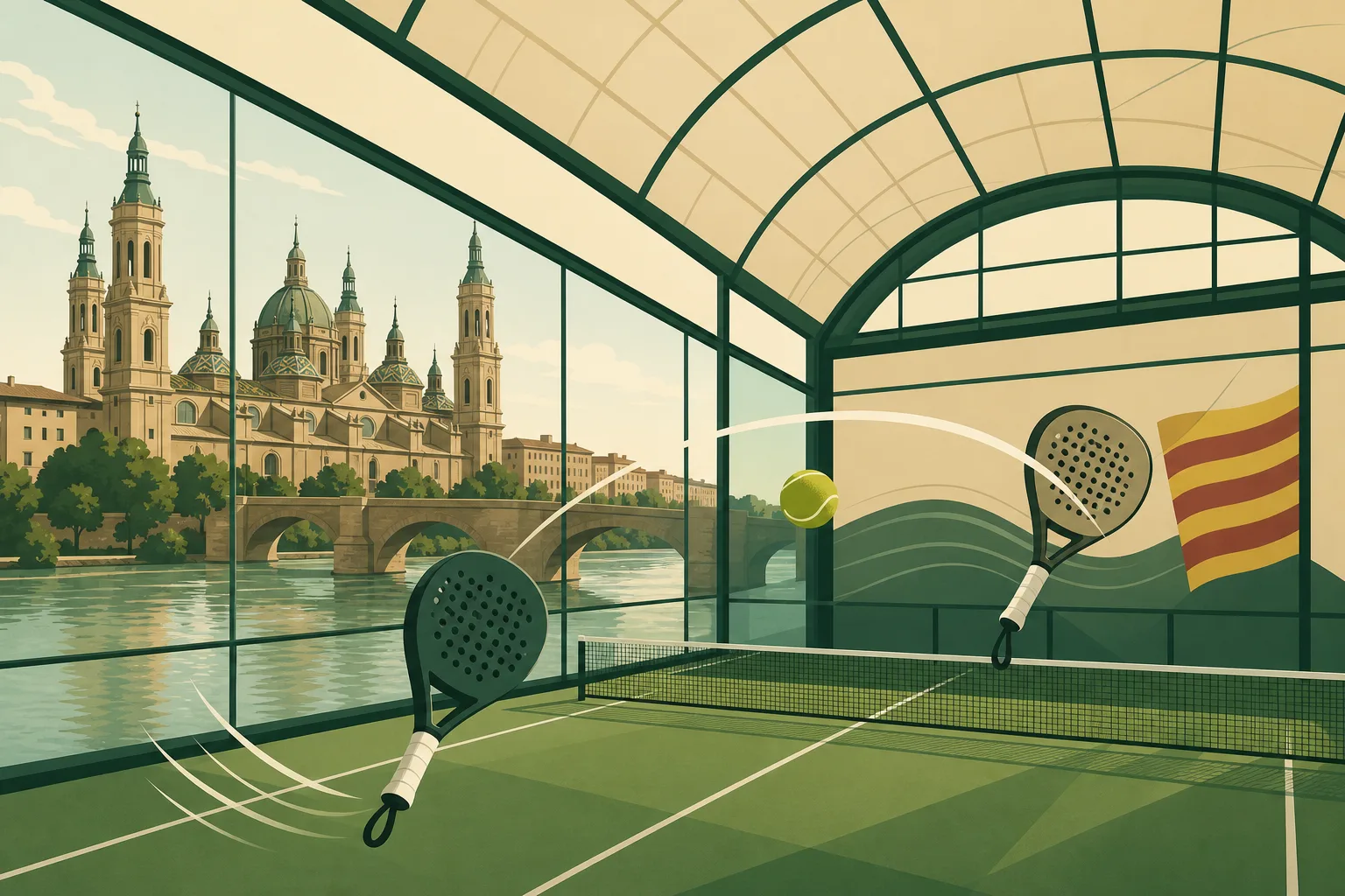 Padel courts and clubs in Zaragoza